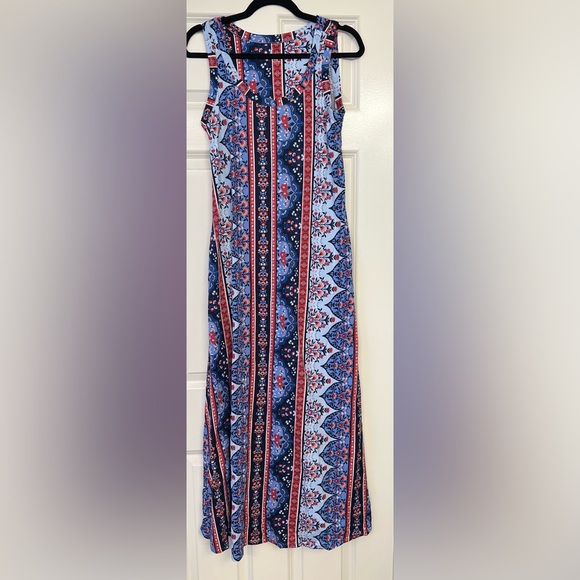 Soft Surroundings Santorini Sleeveless Tank Maxi Dress Size Small - Picture 2 of 8